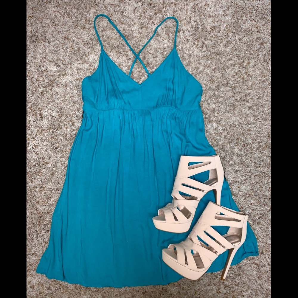 Strappy X Back Dress